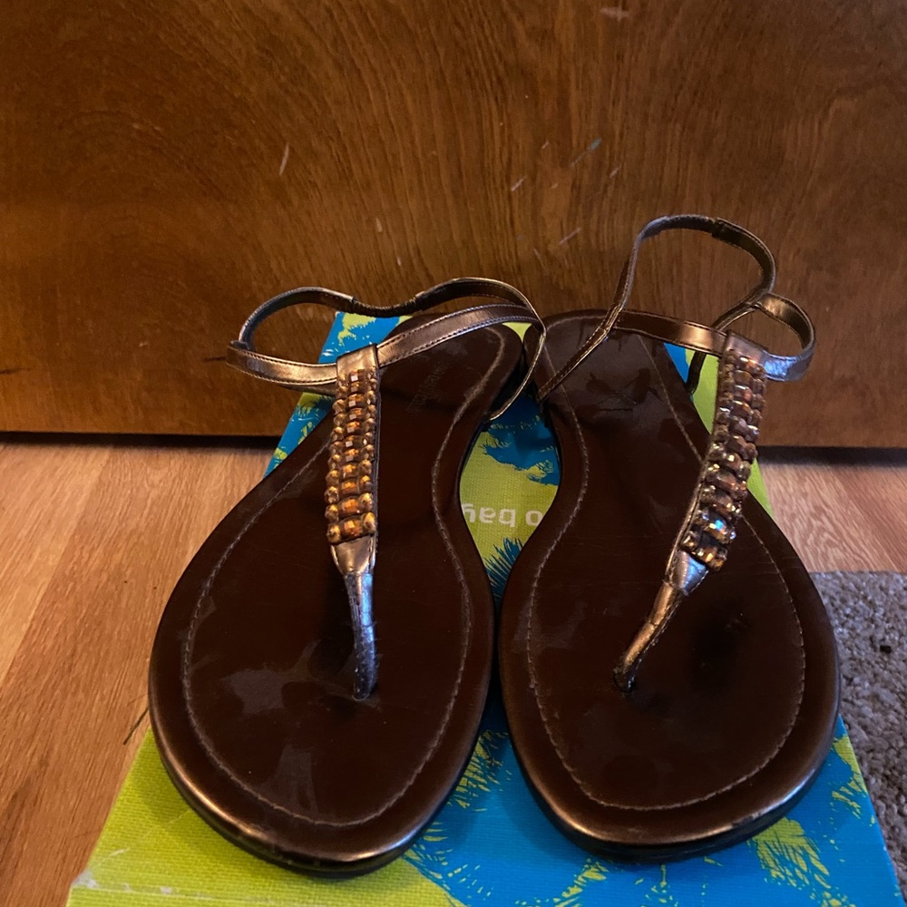 Elegant Bronze Women's Sandals